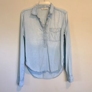 Abercrombie&Fitch light blue women long sleeve shirt
